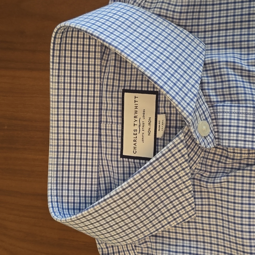 Charles Tyrwhitt Blue Check Dress Shirt